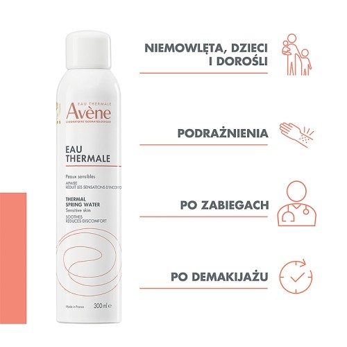 Miniaturka artykułu - #0 AVENE Woda termalna aerozol, 300 ml
