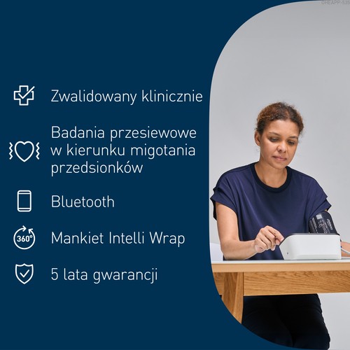 Miniaturka artykułu - #1 OMRON ciśnieniomierz naramienny M7 Intelli IT AFib, 1 szt