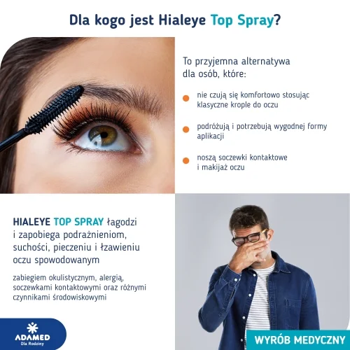 #4 – Hialeye Top spray na suchość oka, 17 ml