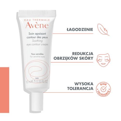 Miniaturka artykułu - #1 AVENE Krem kojący pod oczy, 10 ml