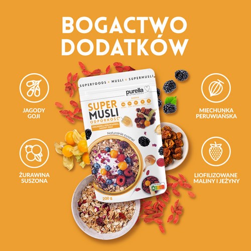 Miniaturka artykułu - #0 PURELLA Supermusli Odporność, 200 g