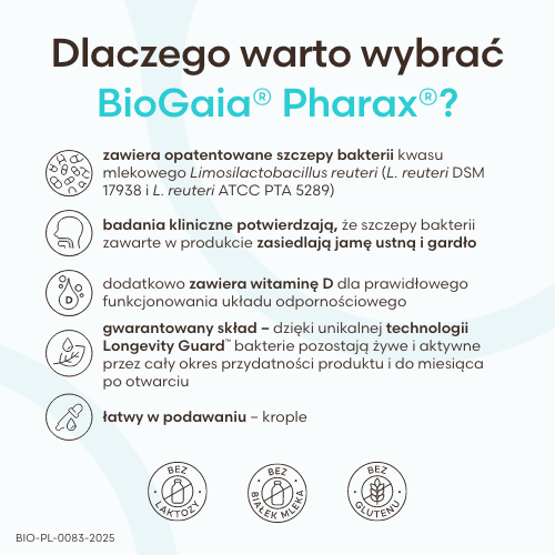 Miniaturka artykułu - #1 BioGaia Pharax krople, 5 ml