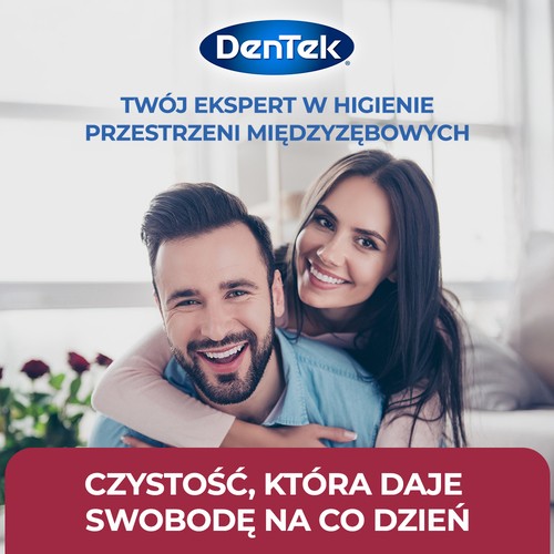 Miniaturka artykułu - #1 DENTEK Szczoteczki międzyzębowe Easy Brush rozmiar 2, 6szt.