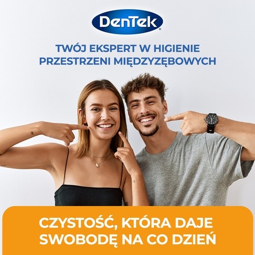 Miniaturka artykułu - #1 DENTEK Szczoteczki międzyzębowe Easy Brush rozmiar 1, 12szt.