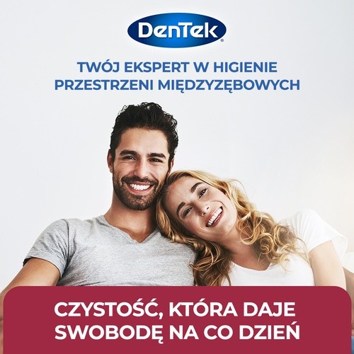 Miniaturka artykułu - #1 DENTEK Szczoteczki międzyzębowe Easy Brush rozmiar 2, 12szt.