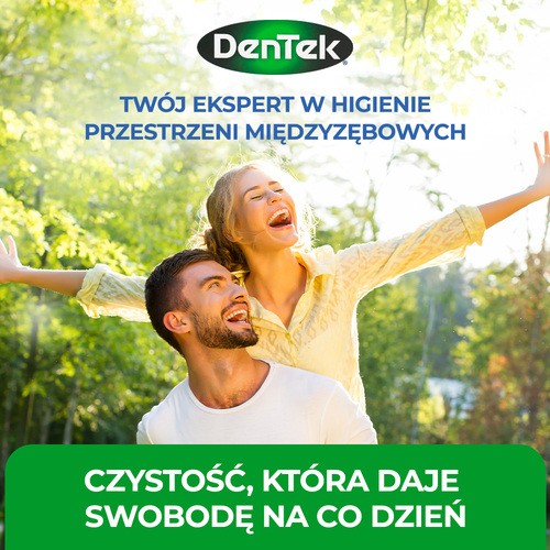 Miniaturka artykułu - #1 DENTEK Wykałaczki z nicią dentystyczną Eco Triple Clean, 36szt.