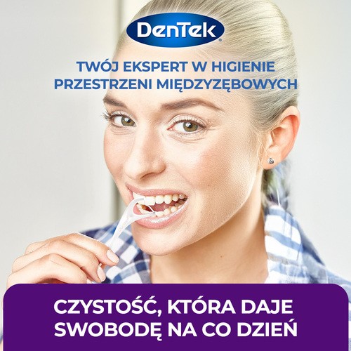 Miniaturka artykułu - #1 DENTEK Wykałaczki z nicią dentystyczną Comfort Clean, 30szt.