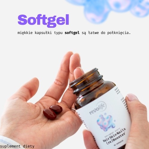 Zdjęcie produktu - 4 Revolife HairSkinNails (re)Booster, 60 kapsułek