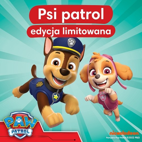 Zdjęcie produktu - 2 Pampers Pants Psi Patrol Pieluchomajtki rozmiar 6 (14-19 kg), 60 szt.