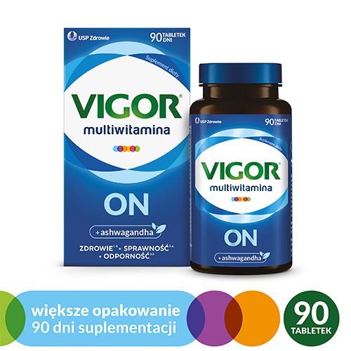 Miniaturka artykułu - #1 VIGOR Multiwitamina ON, 90 tabletek