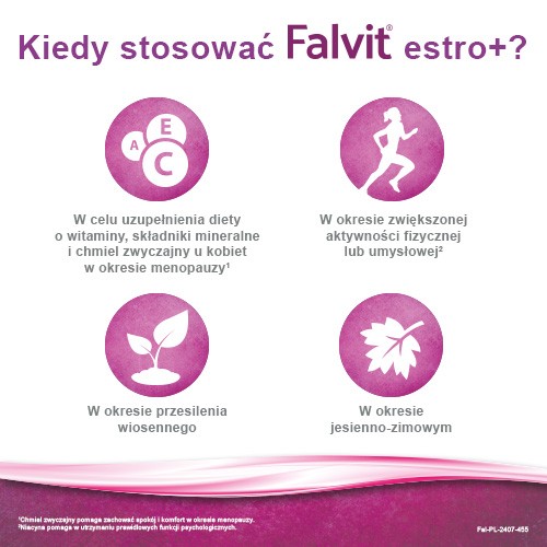 Zdjęcie produktu - 4 FALVIT estro+ 60tabletek