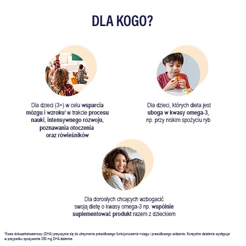Zdjęcie produktu - 2 NATURELL Omega-3 Uczeń żelki, 27szt.