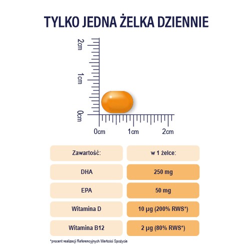Zdjęcie produktu - 3 NATURELL Omega-3 Uczeń żelki, 27szt.