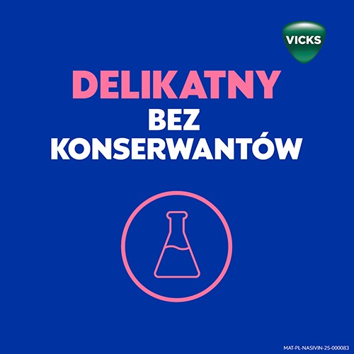 Zdjęcie produktu - 6 Nasivin Vicks Baby Krople na zatkany nos, 5 ml - lek udrażniający nos dla dzieci 3m+