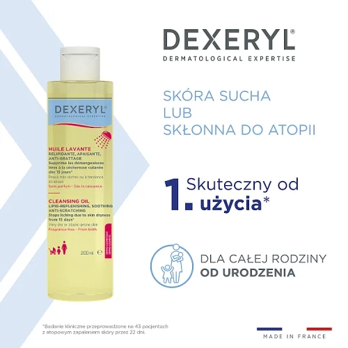 #0 – DEXERYL Huile Olejek do mycia, 200ml