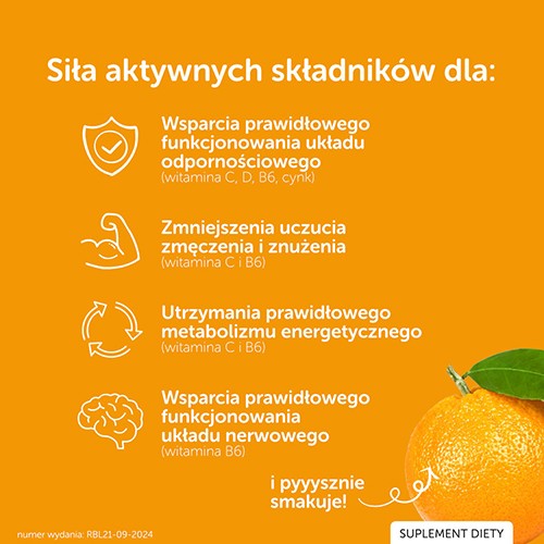 Zdjęcie produktu - 4 JUSTVIT Pastylki wspierające odporność, 20szt.