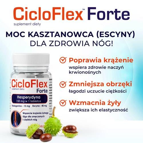 Zdjęcie produktu - 2 DOMOWA APTECZKA CicloFlex Forte, 60 tabl.