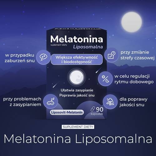 #2 – DOMOWA APTECZKA Melatonina Liposomalna, 90 kaps