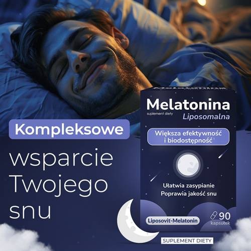 #3 – DOMOWA APTECZKA Melatonina Liposomalna, 90 kaps