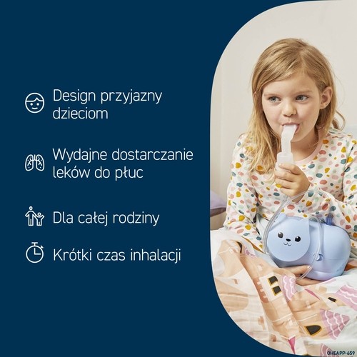 Miniaturka artykułu - #0 OMRON NamiCat Compressor Nebulizer Nebulizator kompresorowy, 1szt.