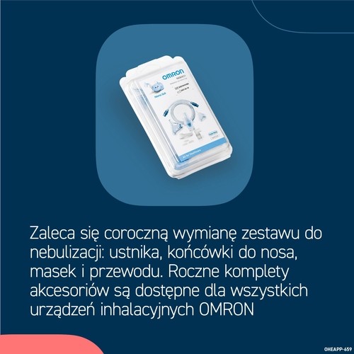 Zdjęcie produktu - 3 OMRON NamiCat Compressor Nebulizer Nebulizator kompresorowy, 1szt.