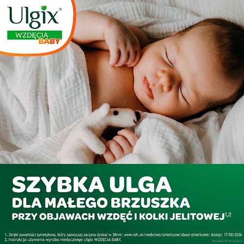 Miniaturka artykułu - #0 ULGIX Wzdęcia Baby Emulsja doustna, 40g