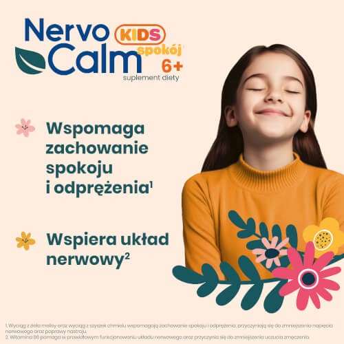 Miniaturka artykułu - #1 NervoCalm Kids spok&oacute;j 6+, 30 żelek