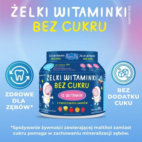 Zdjęcie produktu - 5 DOMOWA APTECZKA Żelki Witaminki bez cukru dla dzieci, 90g