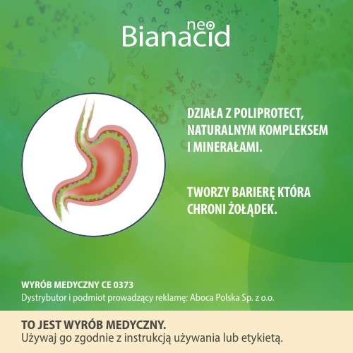 Zdjęcie produktu - 2 NeoBianacid Zgaga, Refluks I Trudności W Trawieniu Smak Cytrynowy, 14 tabl.