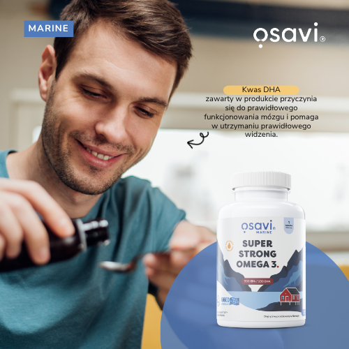 Miniaturka artykułu - #0 OSAVI Super Strong Omega-3, 120 kapsułek