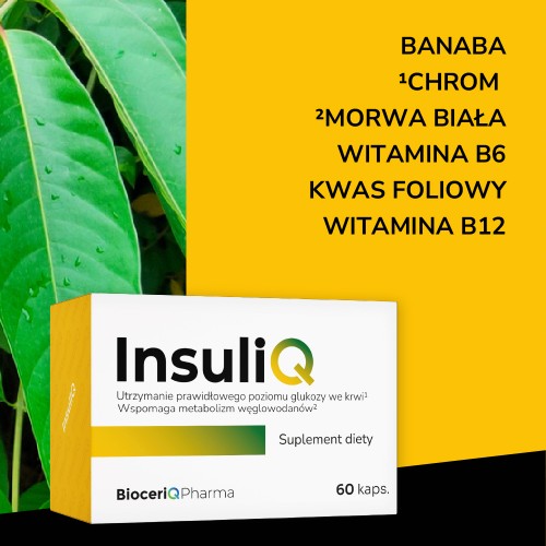 Zdjęcie produktu - 1 BioceriQ Pharma InsuliQ, 60 kaps.