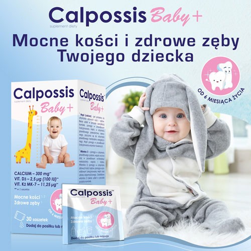 Miniaturka artykułu - #0 DOMOWA  APTECZKA Calpossis Baby +, 30sasz.