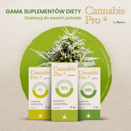 Zdjęcie produktu - 3 BOIRON Cannabis Pro 10%, 11ml