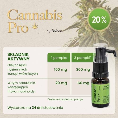 Zdjęcie produktu - 2 BOIRON Cannabis Pro 20%, 11ml