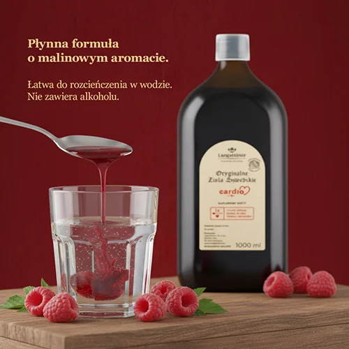 #1 – Langsteiner Oryginalne Zioła Szwedzkie Cardio, 500ml