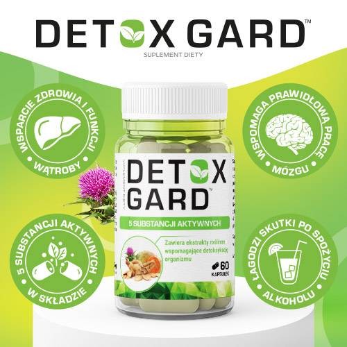 Miniaturka artykułu - #1 DOMOWA APTECZKA Detox Gard, 60 kaps.