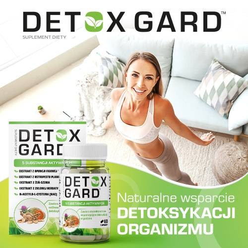 Zdjęcie produktu - 2 DOMOWA APTECZKA Detox Gard, 60 kaps.