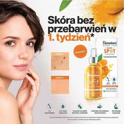 #0 – HIMALAYA Dark Spot Clearing Curcuma Serum rozjaśniające przebarwienia, 30 ml