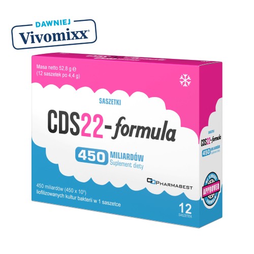 Miniaturka artykułu - #0 CDS22-formula 450 mld proszek do sporządzenia zawiesiny, 12 sasz. (dawniej Vivomixx)