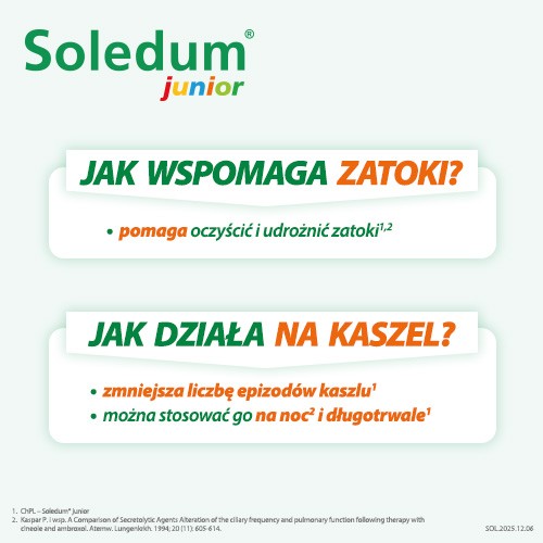 Miniaturka artykułu - #1 Soledum Junior 100 mg, 20 kapsułek dojelitowych miękkich
