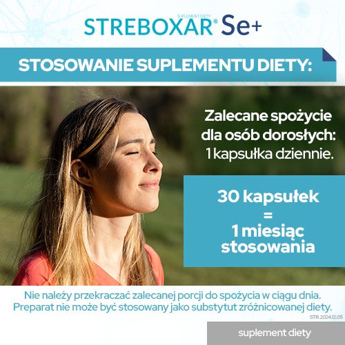 Zdjęcie produktu - 4 STREBOXAR Se+, 30 kaps.