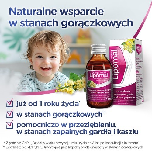 Miniaturka artykułu - #0 Lipomal syrop 97mg/5ml, 125 g
