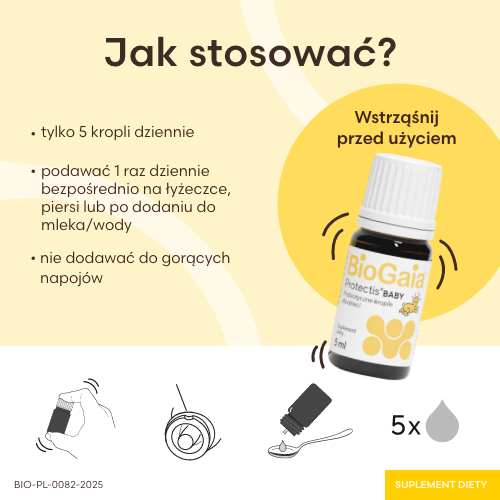 Zdjęcie produktu - 4 BioGaia Protectis Baby Probiotyczne krople dla dzieci, 5 ml