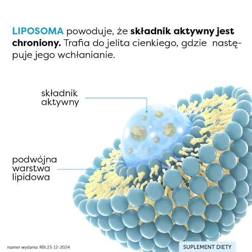 Miniaturka artykułu - #0 SUPTERO Liposomalna witamina B12, 30 kaps.