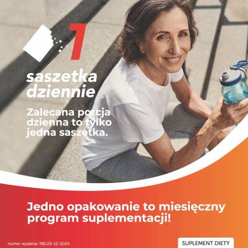 Zdjęcie produktu - 3 Flexap Kolagen forte - smak Porzeczka - Żurawina, 30 sasz.