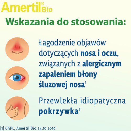 Zdjęcie produktu - 1 AMERTIL BIO 10 mg - 10 tabletek
