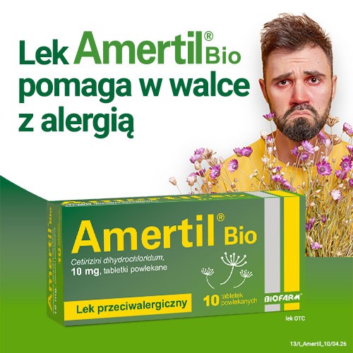 Miniaturka artykułu - #1 AMERTIL BIO 10 mg - 10 tabletek