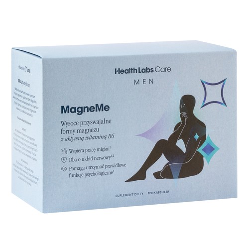 Zdjęcie produktu - 2 Health Labs Men MagneMe Dzień i Noc, 120 kapsułek
