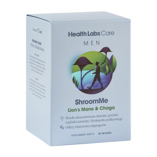 Miniaturka artykułu - #0 Health Labs Men ShroomMe Lion's Mane & Chaga, 90 miarek