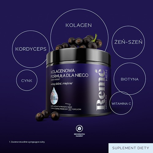 Zdjęcie produktu - 3 REME Men Kolagenowa Formuła Dla Niego Czarna porzeczka, 150 g